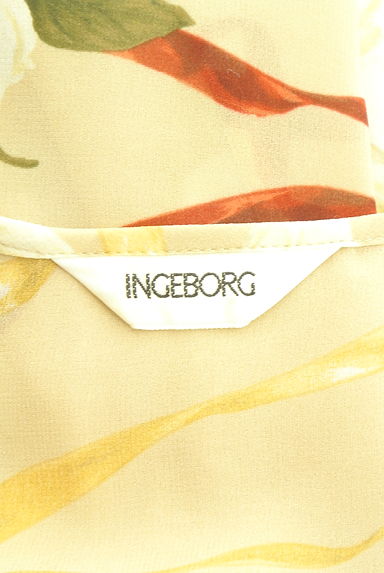 INGEBORG（インゲボルグ）の古着「花柄シフォンブラウス（ブラウス）」大画像６へ