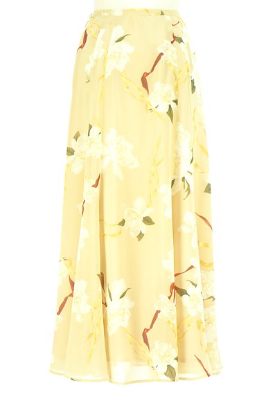 INGEBORG（インゲボルグ）の古着「花柄シフォンロングスカート（ロングスカート・マキシスカート）」大画像２へ