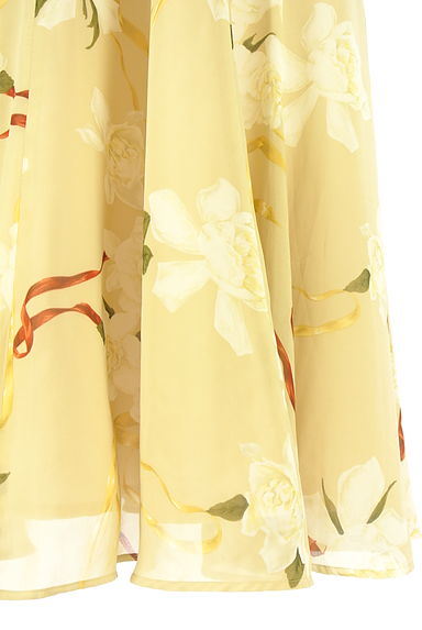 INGEBORG（インゲボルグ）の古着「花柄シフォンロングスカート（ロングスカート・マキシスカート）」大画像５へ