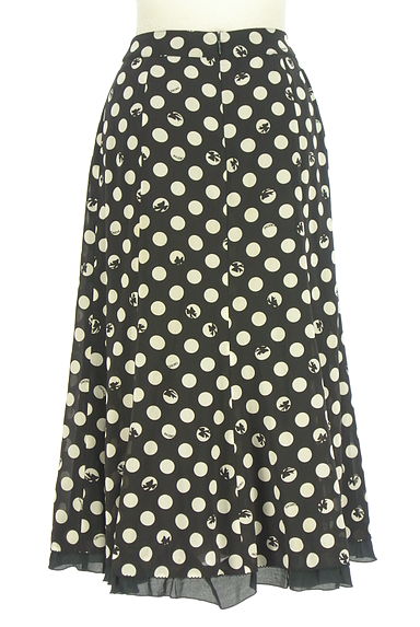 INGEBORG（インゲボルグ）の古着「ドット柄ロングシフォンスカート（ロングスカート・マキシスカート）」大画像２へ