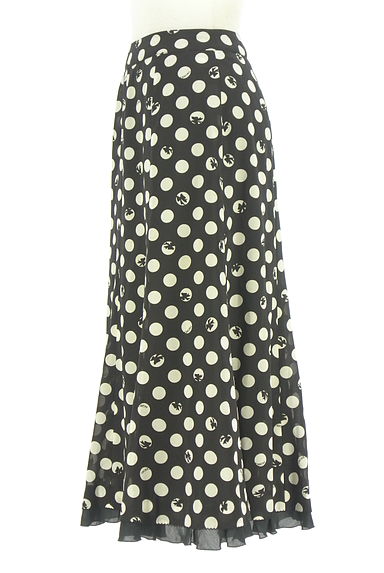 INGEBORG（インゲボルグ）の古着「ドット柄ロングシフォンスカート（ロングスカート・マキシスカート）」大画像３へ