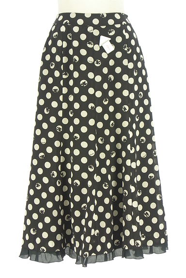 INGEBORG（インゲボルグ）の古着「ドット柄ロングシフォンスカート（ロングスカート・マキシスカート）」大画像４へ