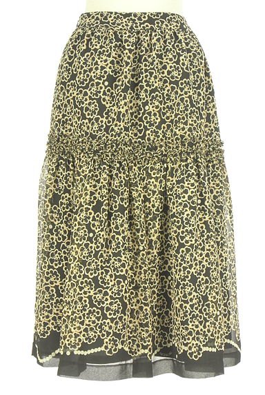 INGEBORG（インゲボルグ）の古着「花柄ロングシフォンスカート（ロングスカート・マキシスカート）」大画像２へ