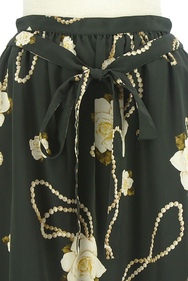 INGEBORG（インゲボルグ）の古着「リボンベルト花柄ロングスカート（ロングスカート・マキシスカート）」大画像４へ