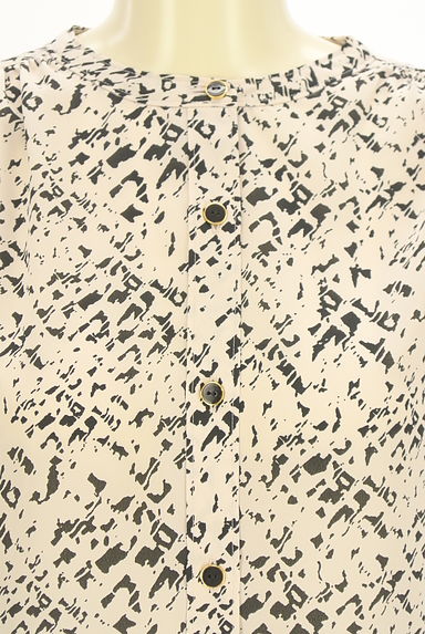 La TOTALITE（ラトータリテ）の古着「ノーカラーシアーブラウス（ブラウス）」大画像４へ
