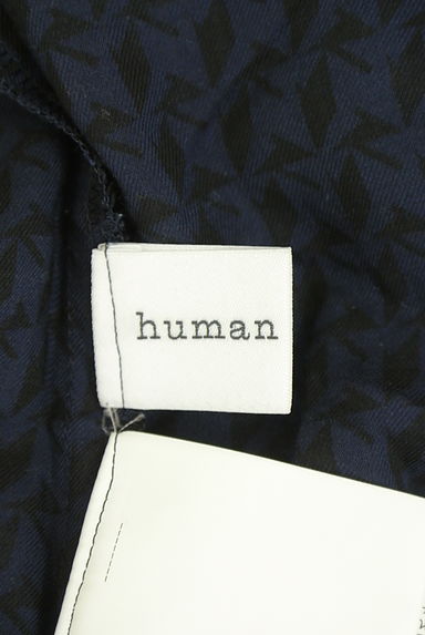HUMAN WOMAN（ヒューマンウーマン）の古着「タイ付きバンドカラーブラウス（ブラウス）」大画像６へ