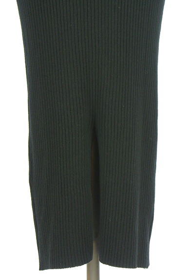 PROPORTION BODY DRESSING（プロポーションボディ ドレッシング）の古着「襟付きリブニットワンピース（ワンピース・チュニック）」大画像５へ