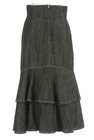 PROPORTION BODY DRESSING（プロポーションボディ ドレッシング）の古着「ロングスカート・マキシスカート」後ろ