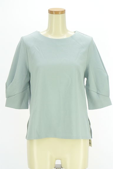 NATURAL BEAUTY BASIC（ナチュラルビューティベーシック）の古着「ボリュームスリーブ6分袖カットソー（カットソー・プルオーバー）」大画像１へ