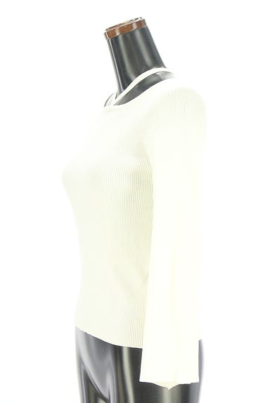 PROPORTION BODY DRESSING（プロポーションボディ ドレッシング）の古着「ホルターネック付きリブニットトップス（ニット）」大画像３へ