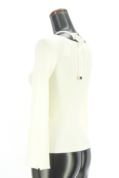 PROPORTION BODY DRESSING（プロポーションボディ ドレッシング）の古着「ホルターネック付きリブニットトップス（ニット）」大画像４へ