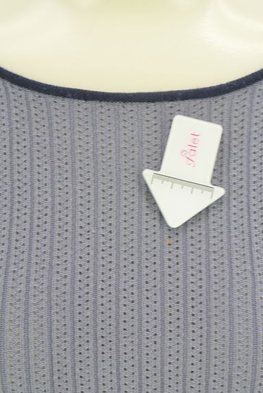 PROPORTION BODY DRESSING（プロポーションボディ ドレッシング）の古着「カットワークリブニットトップス（ニット）」大画像５へ