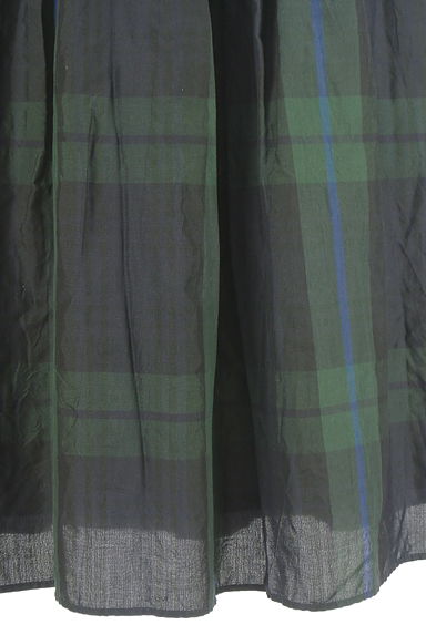 COMME CA（コムサ）の古着「Gabardine K.T チェック柄ロングスカート（ロングスカート・マキシスカート）」大画像５へ