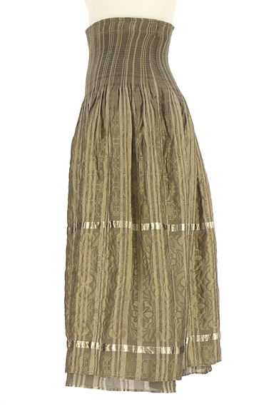 COMME CA（コムサ）の古着「Gabardine K.T リバーシブルスカート（ロングスカート・マキシスカート）」大画像３へ