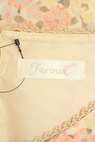 Feroux（フェルゥ）の古着「9分袖花柄ワンピース（ワンピース・チュニック）」大画像６へ