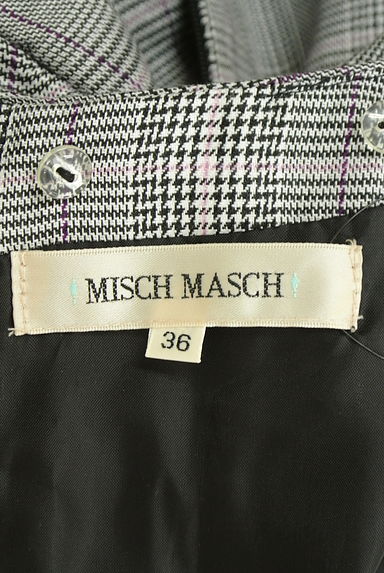MISCH MASCH（ミッシュマッシュ）の古着「ベルト付きつけ衿チェックワンピース（ワンピース・チュニック）」大画像６へ
