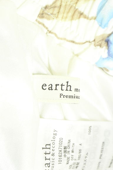 earth music&ecology（アースミュージック＆エコロジー）の古着「花柄シフォンセットアップ（セットアップ（ジャケット＋パンツ））」大画像６へ
