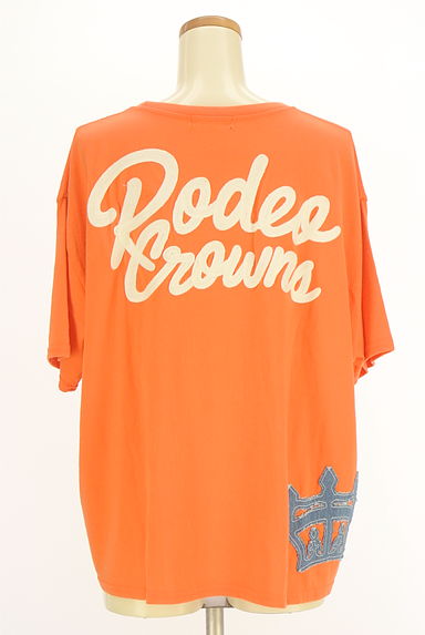 RODEO CROWNS（ロデオクラウン）の古着「ブランドロゴ刺繍入り半袖Tシャツ（Ｔシャツ）」大画像２へ