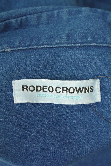 RODEO CROWNS（ロデオクラウン）の古着「デニムシャツワンピース（ブラウス）」大画像６へ