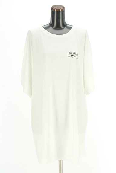 RODEO CROWNS（ロデオクラウン）の古着「半袖ロゴプリントTシャツワンピース（ワンピース・チュニック）」大画像１へ