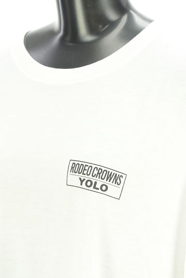 RODEO CROWNS（ロデオクラウン）の古着「半袖ロゴプリントTシャツワンピース（ワンピース・チュニック）」大画像４へ