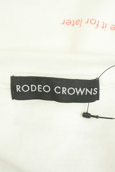 RODEO CROWNS（ロデオクラウン）の古着「半袖ロゴプリントTシャツワンピース（ワンピース・チュニック）」大画像６へ