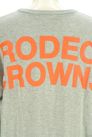 RODEO CROWNS（ロデオクラウン）の古着「バックプリントニットワンピース（ワンピース・チュニック）」大画像５へ