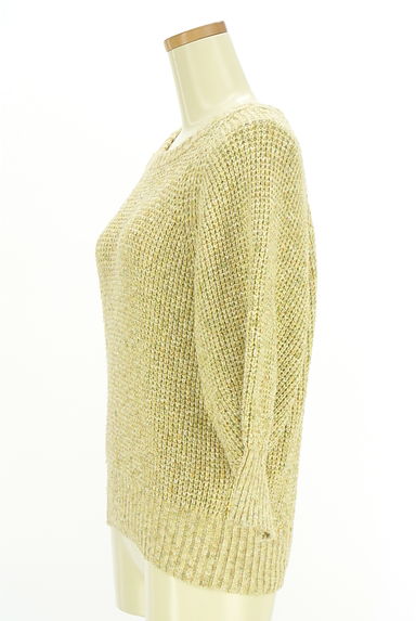 Stola.（ストラ）の古着「ボリュームスリーブワッフルニットトップス（ニット）」大画像３へ