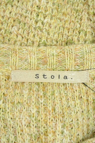 Stola.（ストラ）の古着「ボリュームスリーブワッフルニットトップス（ニット）」大画像６へ