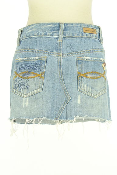 Abercrombie&Fitch（アバクロンビーアンドフィッチ）の古着「プリントミニデニムスカート（ミニスカート）」大画像２へ