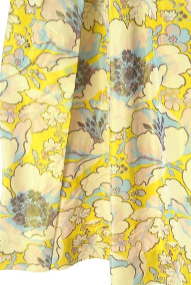 49av.Junko Shimada（49アヴェニュージュンコシマダ）の古着「膝下丈花柄タックフレアスカート（スカート）」大画像５へ