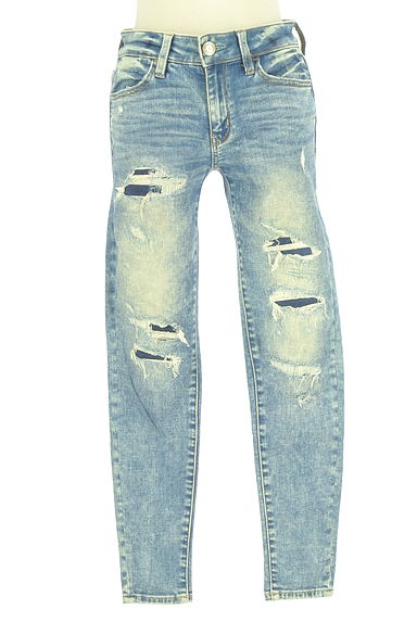 AMERICAN EAGLE（アメリカンイーグル）の古着「ダメージスキニーデニムパンツ（デニムパンツ）」大画像１へ