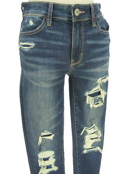 AMERICAN EAGLE（アメリカンイーグル）の古着「ダメージスキニーデニムパンツ（デニムパンツ）」大画像４へ