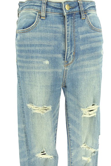 AMERICAN EAGLE（アメリカンイーグル）の古着「ダメージスキニーデニムパンツ（デニムパンツ）」大画像４へ