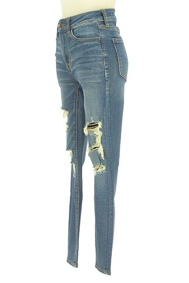 AMERICAN EAGLE（アメリカンイーグル）の古着「ダメージスキニーデニムパンツ（デニムパンツ）」大画像３へ