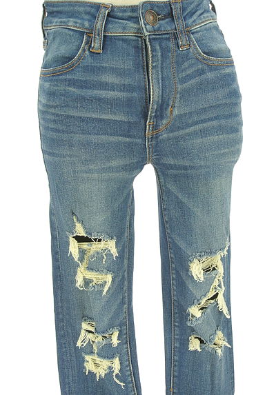 AMERICAN EAGLE（アメリカンイーグル）の古着「ダメージスキニーデニムパンツ（デニムパンツ）」大画像４へ