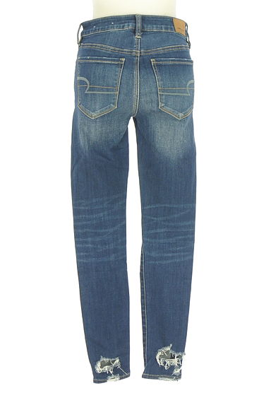 AMERICAN EAGLE（アメリカンイーグル）の古着「ダメージスキニーデニムパンツ（デニムパンツ）」大画像２へ