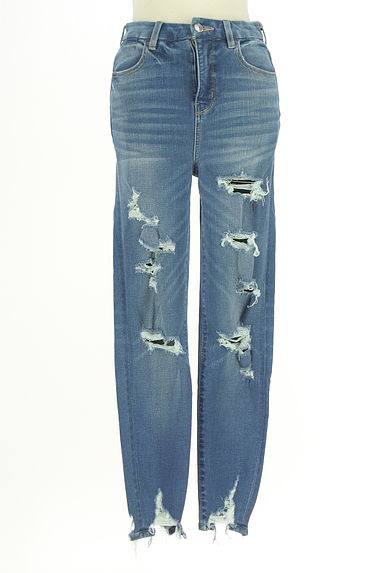 AMERICAN EAGLE（アメリカンイーグル）の古着「ダメージスキニーデニムパンツ（デニムパンツ）」大画像１へ