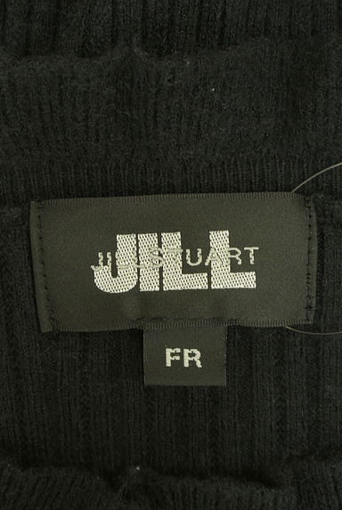 JILL by JILLSTUART（ジルバイジルスチュアート）の古着「ボウタイ付きフリルネックリブニット（ニット）」大画像６へ
