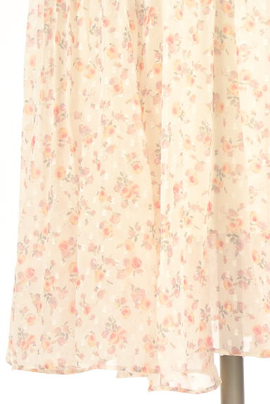 anySiS（エニィスィス）の古着「小花柄フレンチスリーブシフォンワンピース（ワンピース・チュニック）」大画像５へ