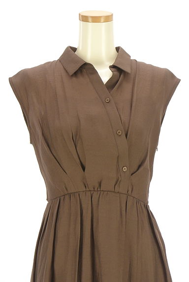 PROPORTION BODY DRESSING（プロポーションボディ ドレッシング）の古着「セットアップ風ノースリワンピース（ワンピース・チュニック）」大画像４へ