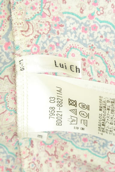LUI CHANTANT（ルイシャンタン）の古着「ペイズリー柄ブラウス（カットソー・プルオーバー）」大画像６へ