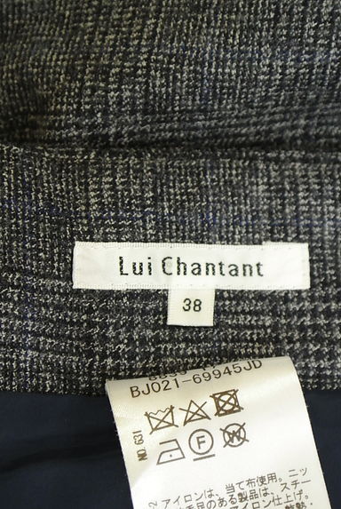 LUI CHANTANT（ルイシャンタン）の古着「ハイウエストチェックワイドパンツ（パンツ）」大画像６へ