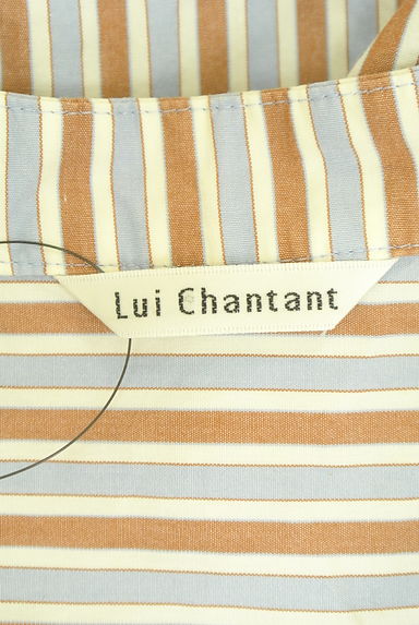 LUI CHANTANT（ルイシャンタン）の古着「フロントタックストライプブラウス（ブラウス）」大画像６へ