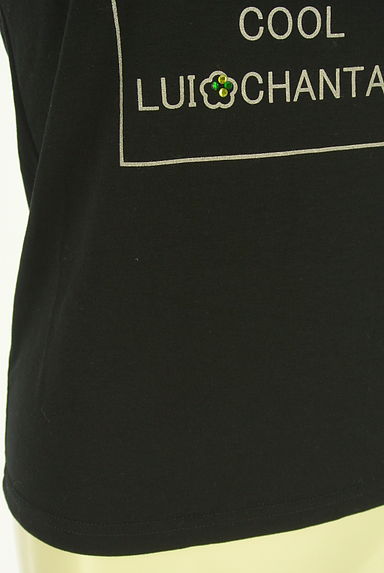 LUI CHANTANT（ルイシャンタン）の古着「ラインストーン付きプリントTシャツ（Ｔシャツ）」大画像５へ