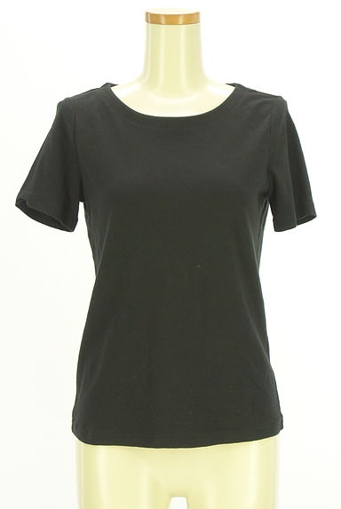 PLST（プラステ）の古着「ベーシック黒半袖Tシャツ（Ｔシャツ）」大画像１へ