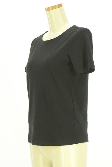 PLST（プラステ）の古着「ベーシック黒半袖Tシャツ（Ｔシャツ）」大画像３へ
