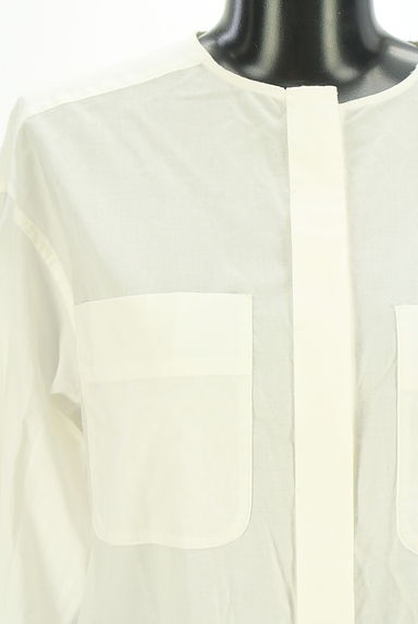 DRESSTERIOR（ドレステリア）の古着「ノーカラーロングシャツ（ブラウス）」大画像４へ