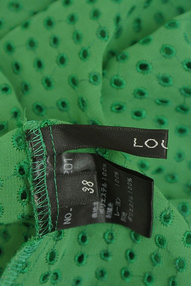 LOUNIE（ルーニィ）の古着「カットワークレースボウタイブラウス（カットソー・プルオーバー）」大画像６へ