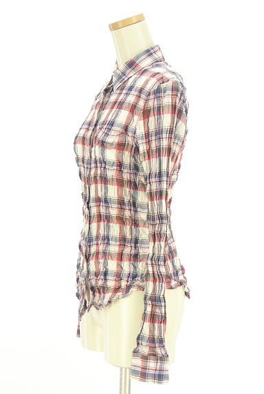 theory（セオリー）の古着「シワ加工チェック柄シャツ（カジュアルシャツ）」大画像３へ
